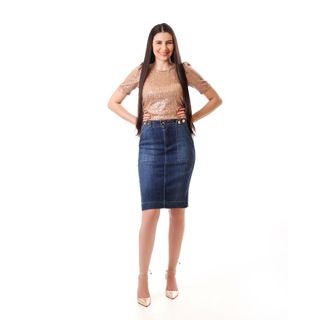 SAIA VECCHI JEANS MODA EVANGÉLICA EXCLUSIVA (250156) SAIA JEANS 60CM