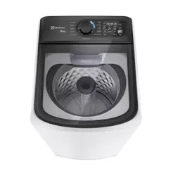 Máquina de Lavar Electrolux Efficient 12kg Branca Compacta, Econômica e Pré-diluição (LET12)