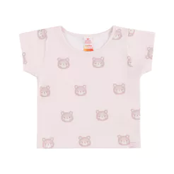 Blusa Cropped Estampada Infantil Menina Marisol
