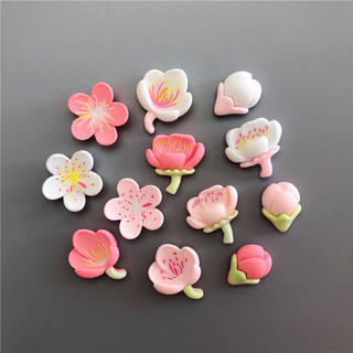 Bonito Pastoral flores resina fresca geladeira adesivos ímã adesivos magnéticos criativo quadro branco adesivos flor de 