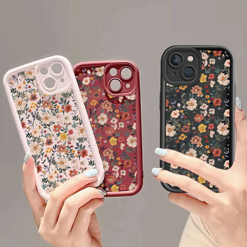 Capa De Flores Coloridas Pequenas Para Samsung A27 A57 A37 A17 A07 A56 A26 A36 A55 A16 A15 A54 A06 A35 A23 A14 A53 A13 5