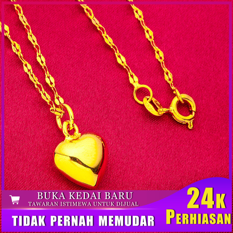 Areia ouro feminino colar vietnã areia ouro lábio colar amor filipinas feminino colar atacado amor colar jóias transfron