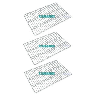 Kit Grade Prateleira Aramado Geladeira Copacabana Continental Geladeira Refrigerador