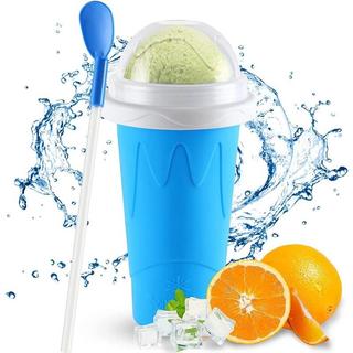 Copo Mágico para Fazer Slushie, Copo para Milk Shake Caseiro, Copo Refrigerador para Crianças, Utensílios de Cozinha, Az