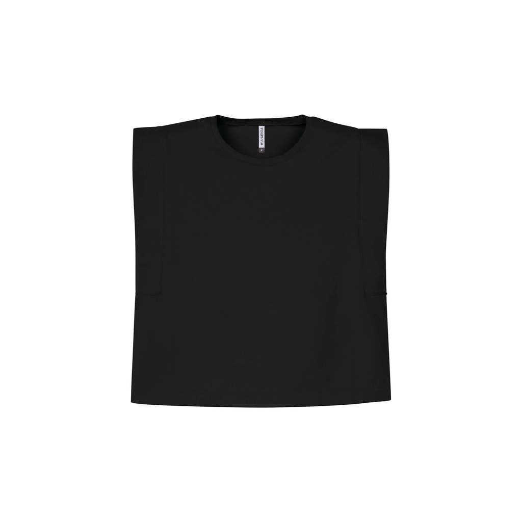 Regata Feminina Muscle Tee Texturizada Marialícia Preto