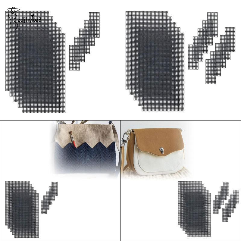[lzdjhyke3] Folhas De Lona De Malha De 5 Peças Retângulo PP Bordado DIY Ponto Cruz Material Resistente Flexível Adequado