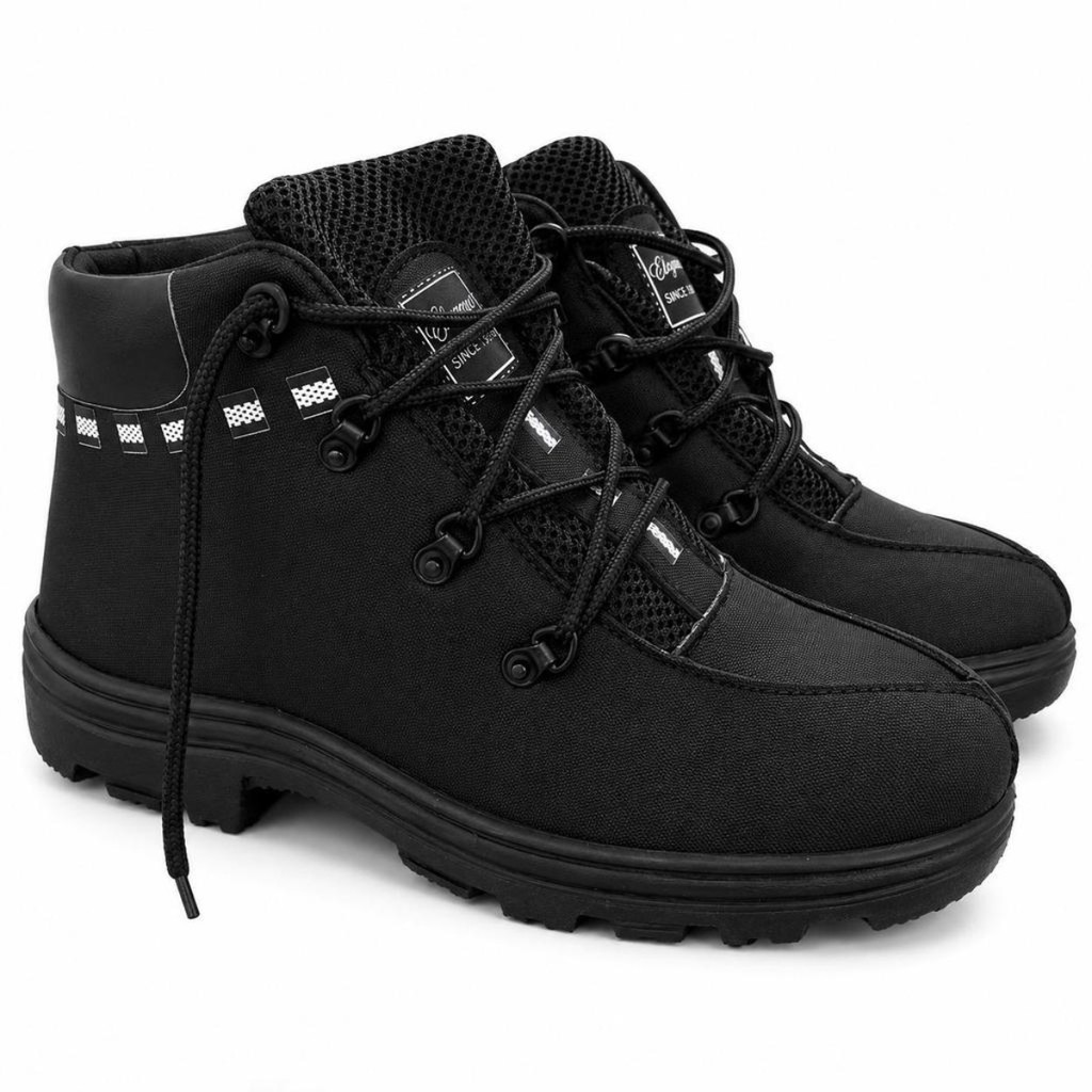 Bota Casual Masculina Premium Cano Médio Leve Respirável Solado Antiderrapante