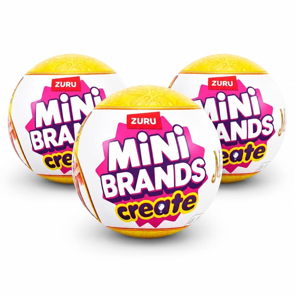 Kit com 3 Mini Brands Create Mini Masterpieces
