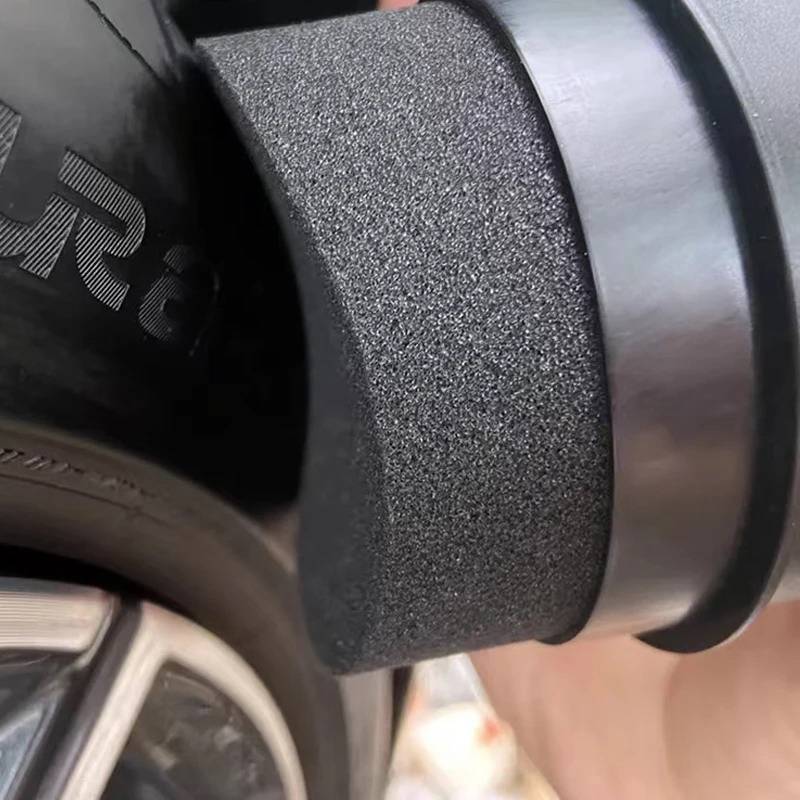 [B & H] Esponja De Cera De Pneu De Carro Almofada Aplicadora Com Tampa Em Formato Curvo Fácil Ferramentas De Limpeza De 