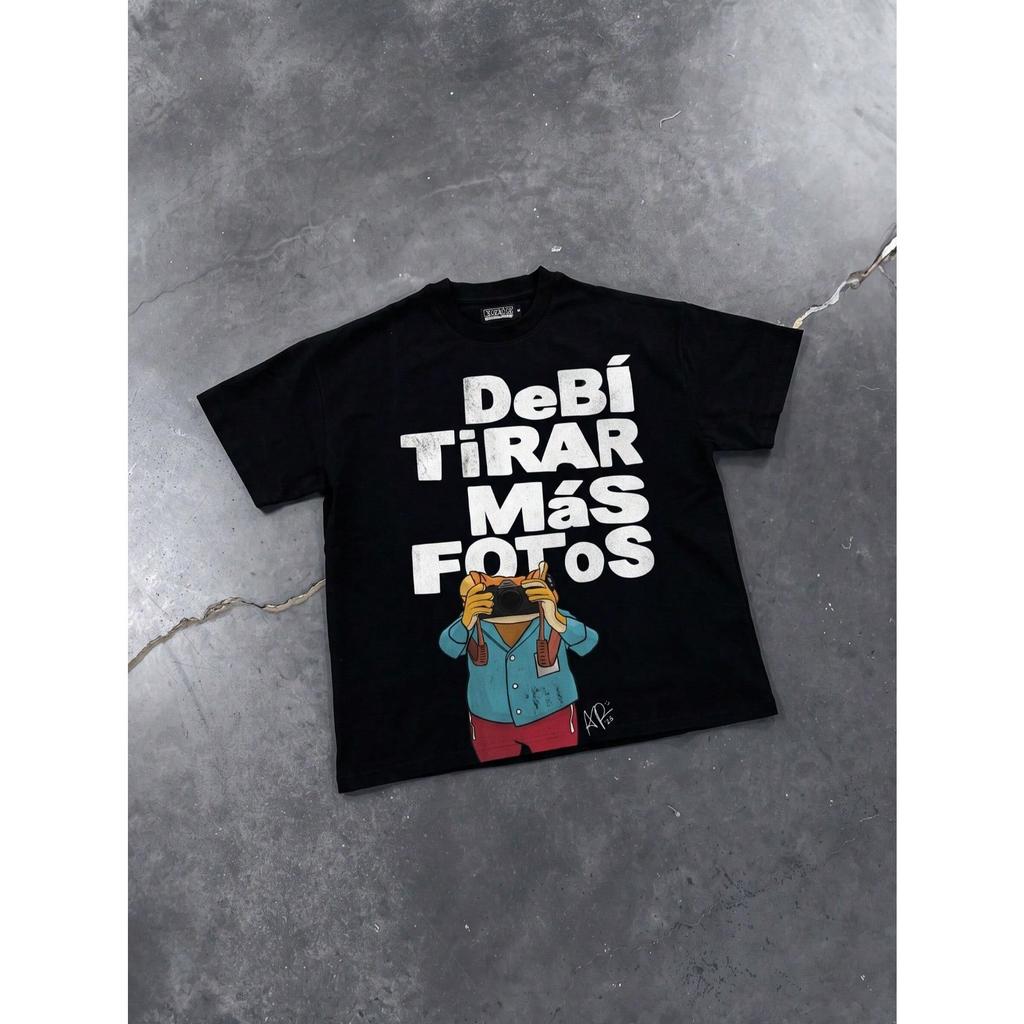 Camiseta Oversized BadBunny DebíTirar Más Fótos| Estilizada e confortavel - noturnos e diurnos - Feminina e Masculina