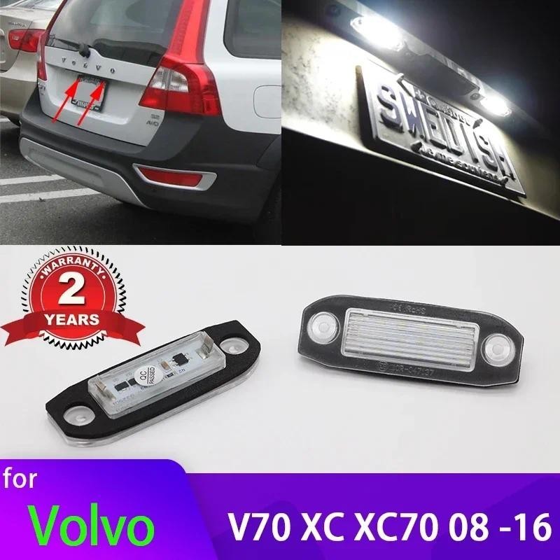 2 Pçs Branco LED Lâmpada Da Placa De Matrícula Para Volvo V70 XC XC70 2008-2016 Licença