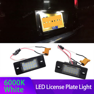 2 Peças Para VW Tiguan 09-12 Golf 5 Touareg MK1 Passat B5.5 Porsche Cayenne 955 957 02-10 LED Luz Da Placa De Identifica