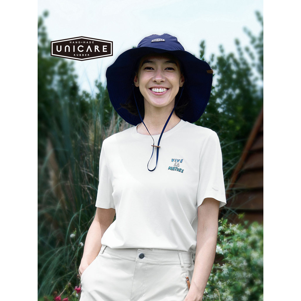UNICARE Co-Branded Cool Feeling Secagem Rápida Manga Curta Simples Camiseta Branca Confortável Esportes Lazer Ao Ar Livr