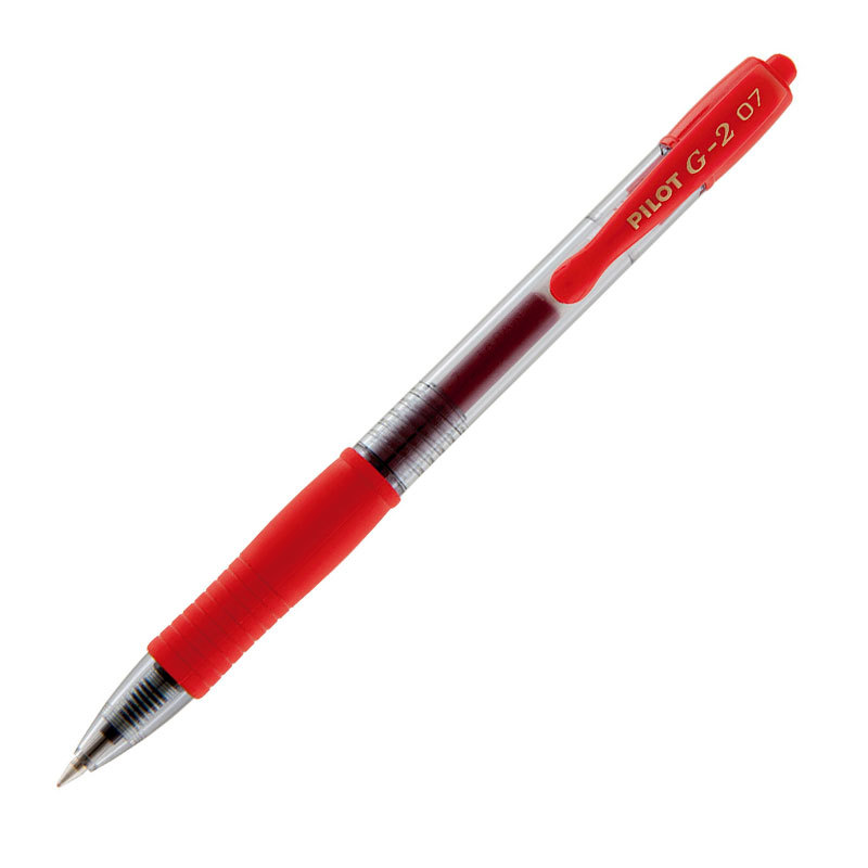 Caneta esferográfica G-2 0.7 Vermelho Pilot