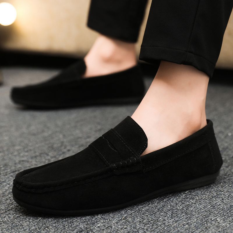 Jinbukang primavera outono ervilhas sapatos masculinos xadrez sapatos casuais sapatos de pano masculino All-Match sapato