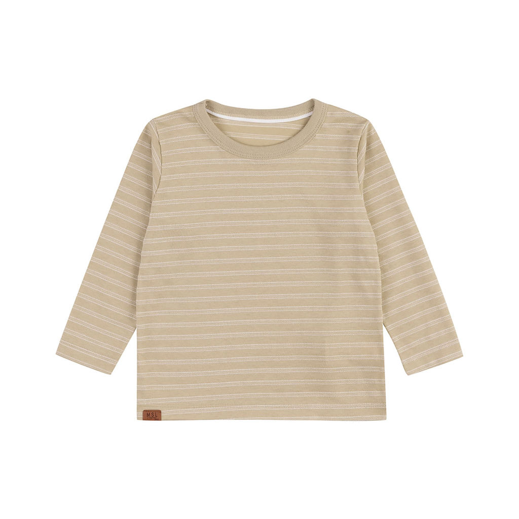 Camiseta Manga Longa Listrada Infantil Menino Marisol