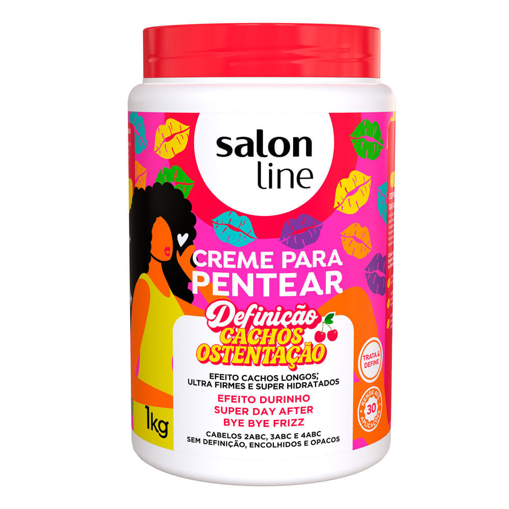 Creme de Pentear Salon Line Definição Cachos Ostentação 1Kg