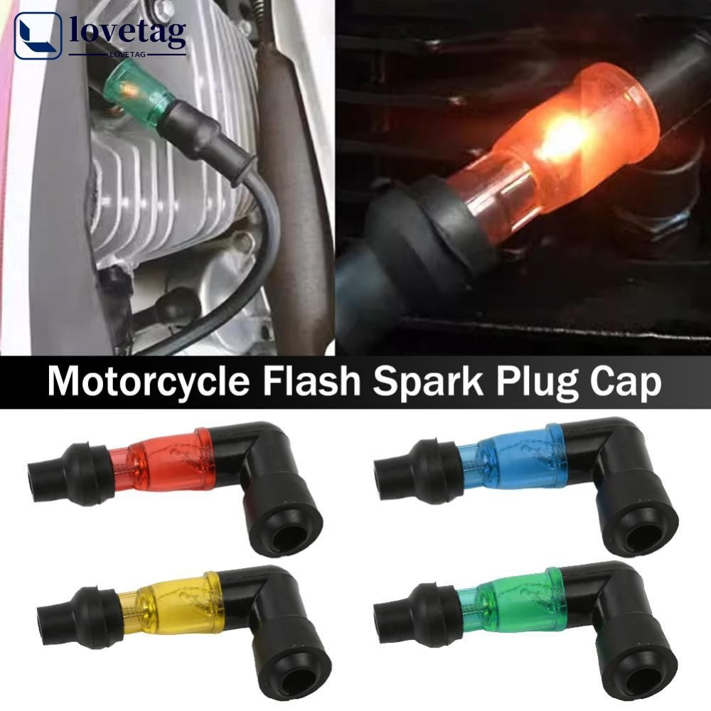 Vela de Ignição para Motocicleta LOVETAG com Tampa de 90 Graus N2W1 KRLC