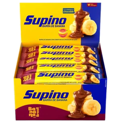 Barra de Frutas Supino Original Banana ao Leite C/20 Barras