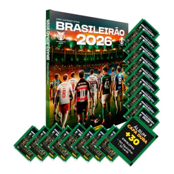 Brasileirão 2026 Álbum Capa Dura+30 Envelopes (150fig/30crd) (PRÉ-VENDA com envio previsto em Setembro/2026)