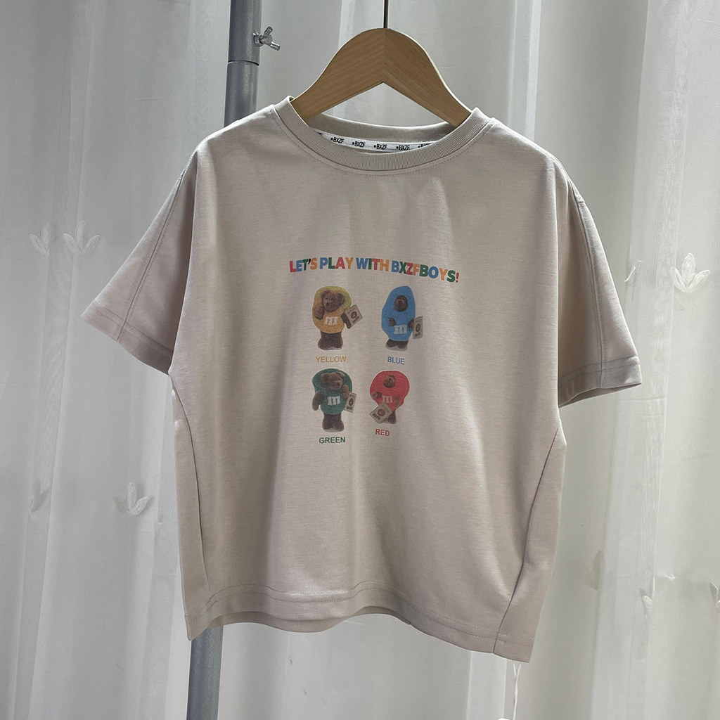 Z marca desconto roupas infantis médio pequeno crianças meninos meninas camiseta de manga curta crianças verão Casual to