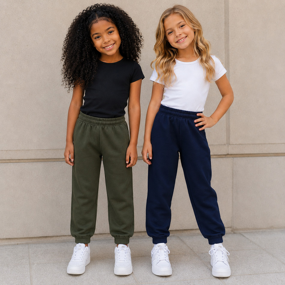Kit Calça Moletom Infantil Menina do Tamanho 02 ao 12 Anos | Calça de Frio para Menina Inverno | Envio Sortido