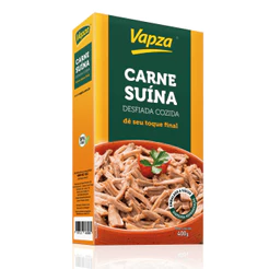 Carne Suína Desfiada Cozida 400G Vapza