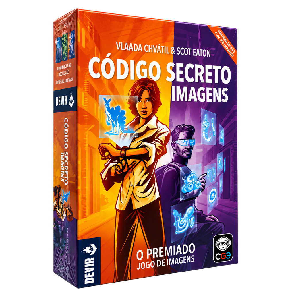 Código Secreto Imagens Jogo de Tabuleiro Board Game Devir Codenames Codinomes