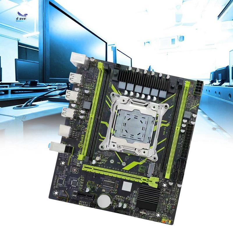 Placa-Mãe X99 DDR4 LGA2011 X99 P4 H55 Chipset Gigabit Ethernet X99 Para Jogos Com Slots M . 2 NVME/NGFF