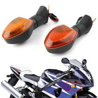 ! Em Estoque Para Suzuki Motocicleta Indicadores De Sinal Volta Pisca Âmbar Luz Lâmpadas Frente Traseira Universal Moto