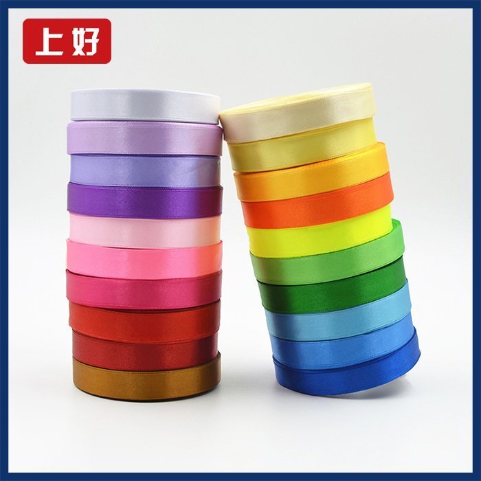10mm de largura colorido cadeira volta arco fita fita fita fita de casamento borda laminada DIY presente fita