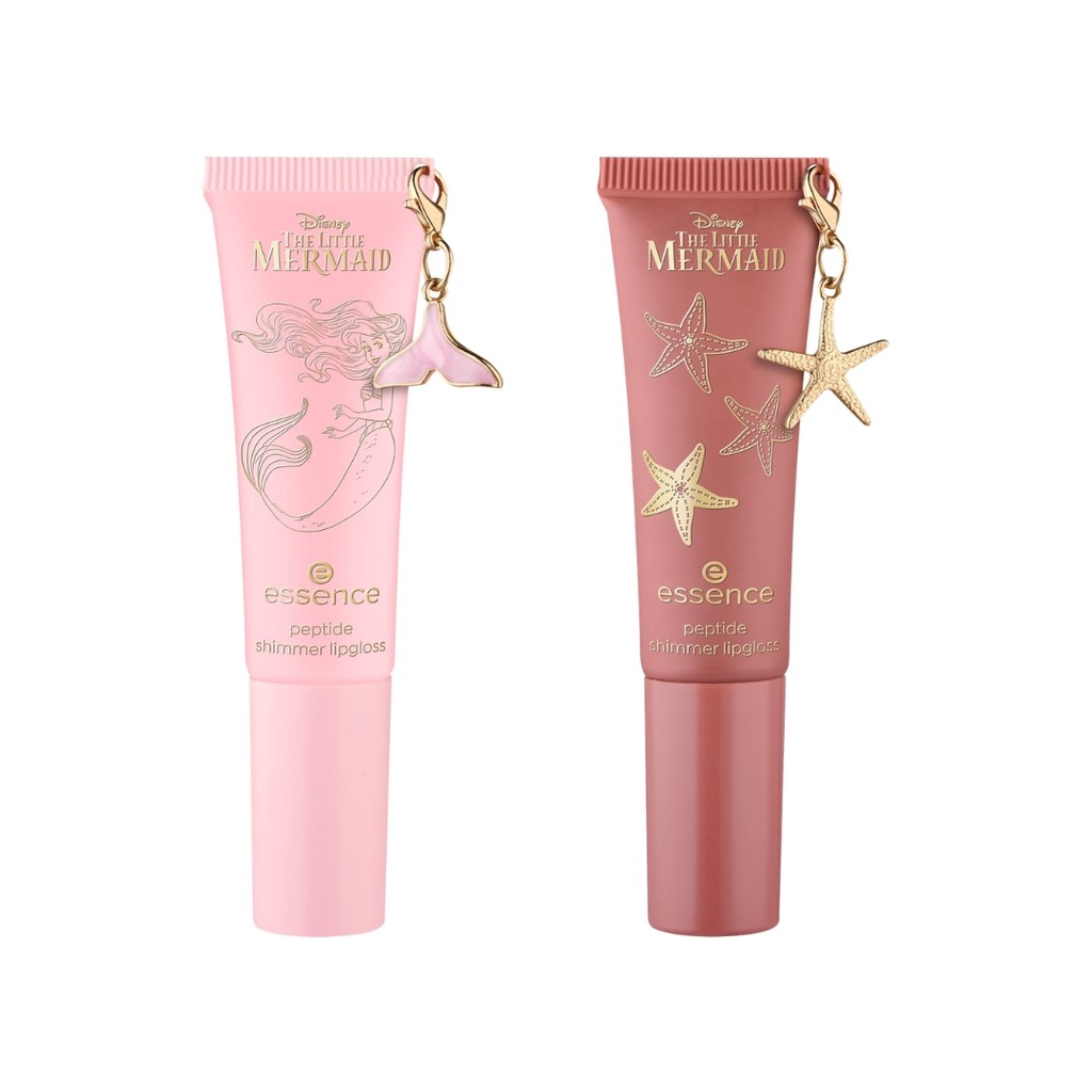 KIT 2 Gloss labial peptide essence Disney A Pequena Sereia