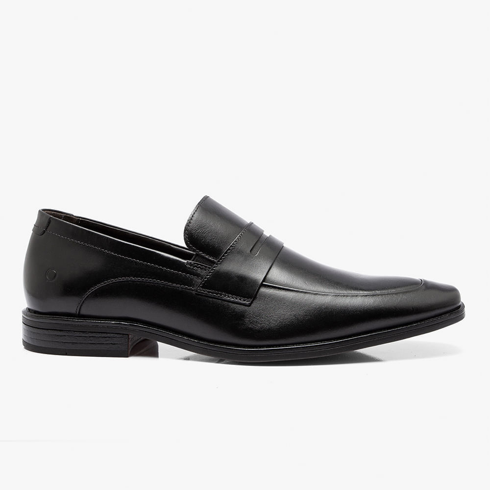 Sapato Social Vega Couro Preto