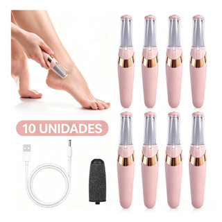 Lixador de Pé Elétrico - Esfoliador Tira Calos Pedicure Portátil Lixa Elétrica Pés Removedor Calos Lixador Esfoliadora
