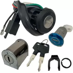 Kit Chave Ignição Conjunto Travas Contato Miolo Honda Pop 110i 2016 A 2020