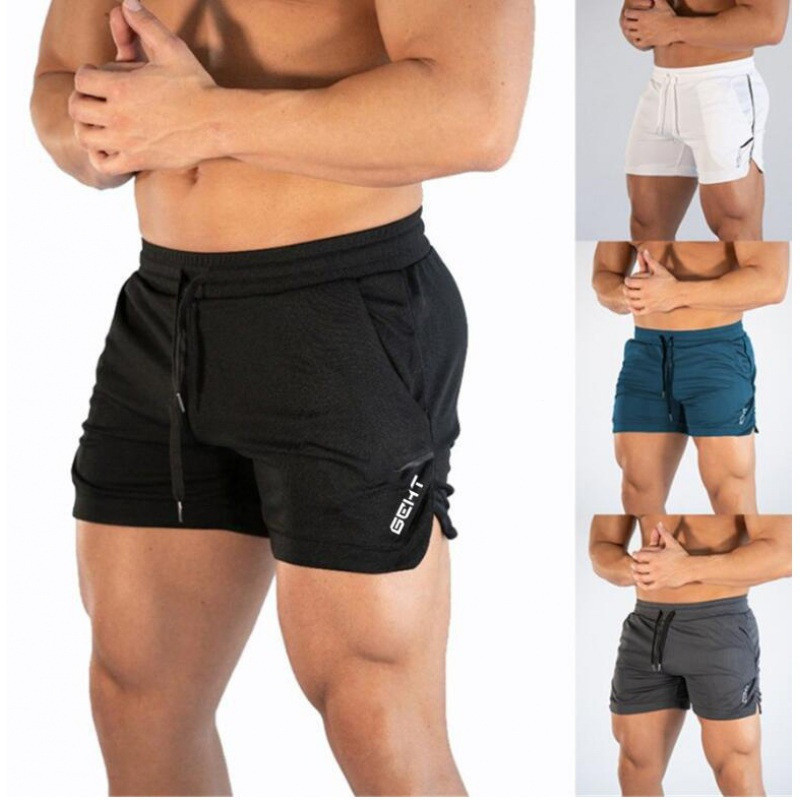 Calções de compressão casuais de secagem rápida para homens, ideais para atividades físicas e treino na academia. Calçõe