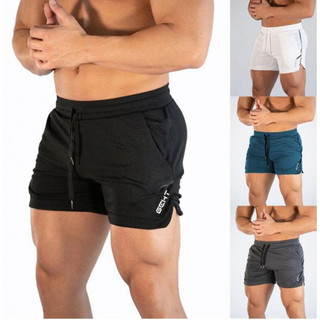 Calções de compressão casuais de secagem rápida para homens, ideais para atividades físicas e treino na academia. Calçõe