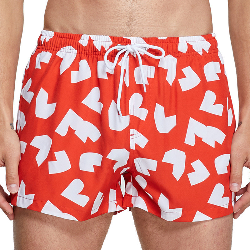Novo produto masculino exclusivo impresso solto casa Casual moda surf praia calças