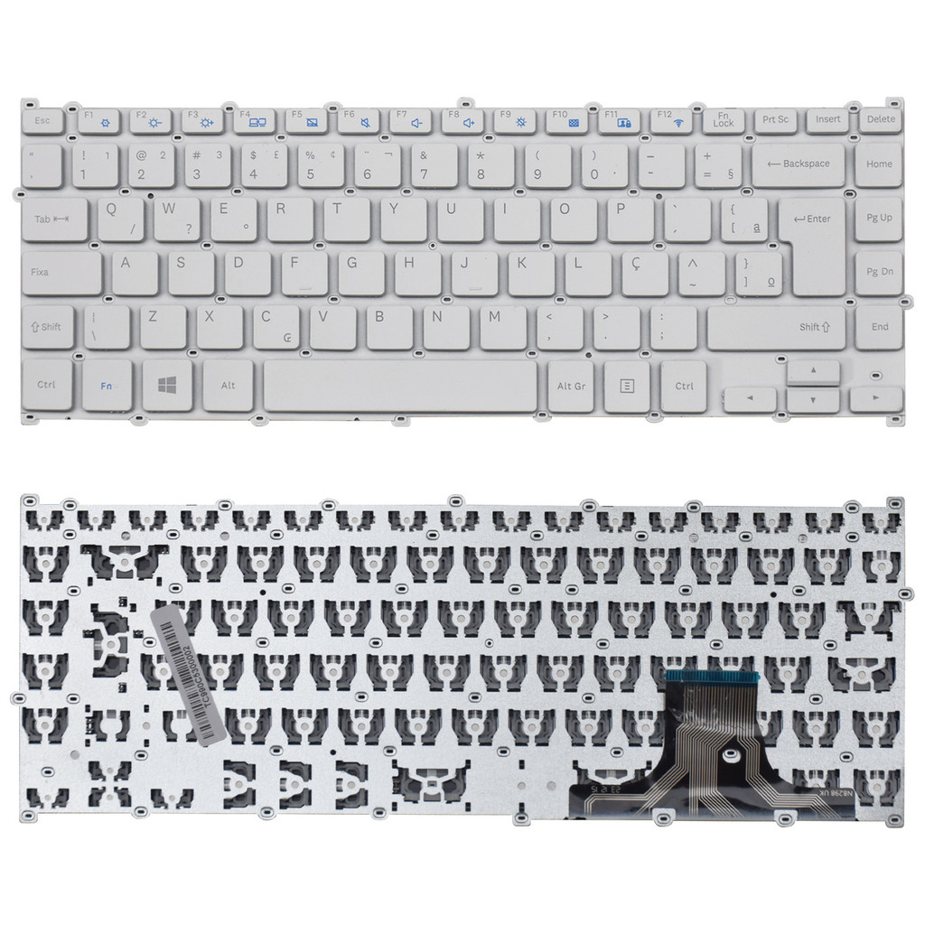 Teclado para Notebook Samsung Essentials NP500R4L Sem Moldura