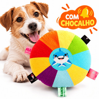 Brinquedo Para Pet Bola de Pelúcia Interativo Almofada