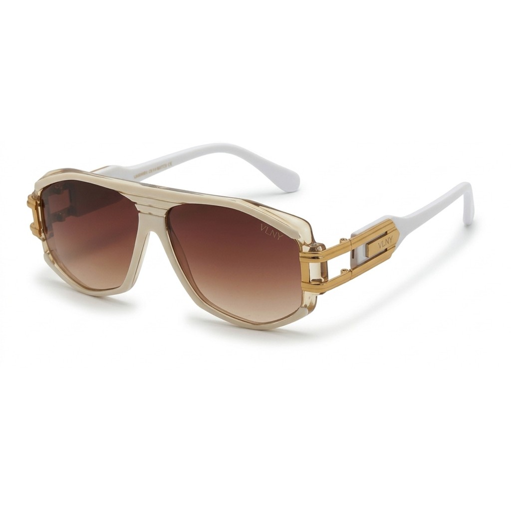 Óculos De Sol VLNY Aviador Retrô Lente Degradê UV400 Armação Acetato Unissex Masculino Feminino