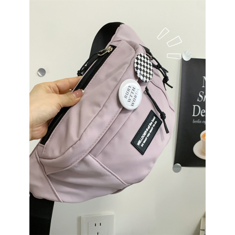 Japonês Harajuku ferramentas estilo saco de peito masculino esportes lazer saco do mensageiro do telefone móvel feminino
