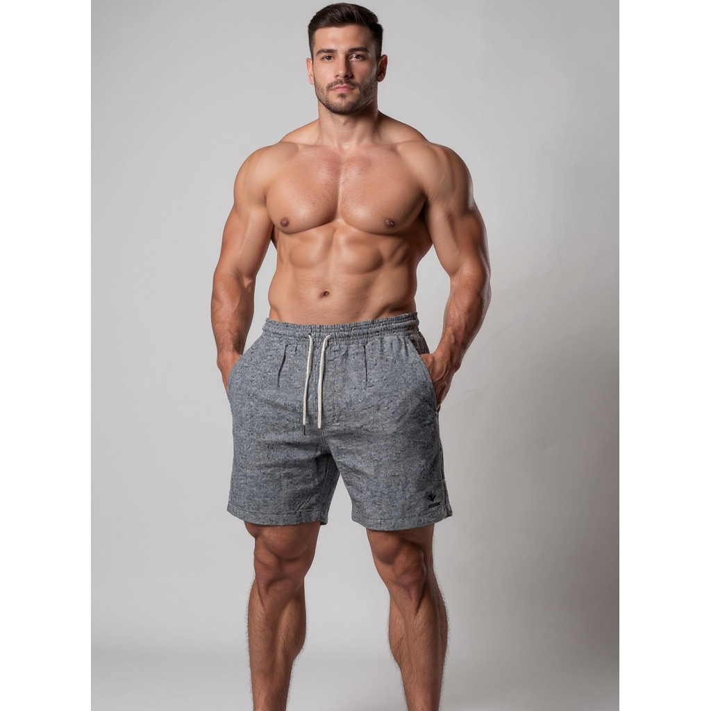Kit 2 Bermudas Masculinas Linho Elastano Praiana Confortável Verão — Da minha casa para sua casa