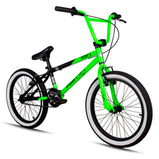 Bicicleta Bmx Aro 20 Retro ProX Serie 5 Pneu Balão Verde e Preto