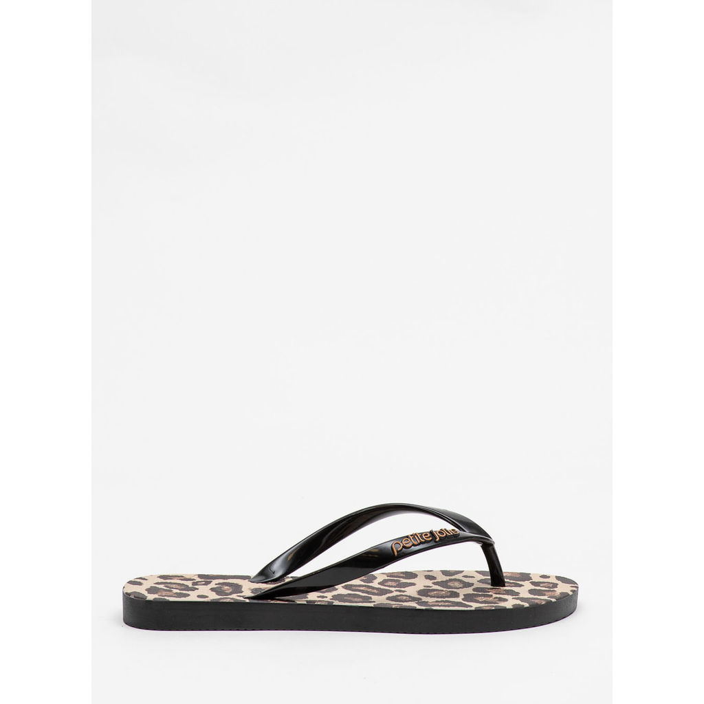 Chinelo Petite Jolie Fresh Preto/Onça 5 PJ6969 — imagem 2 de 2