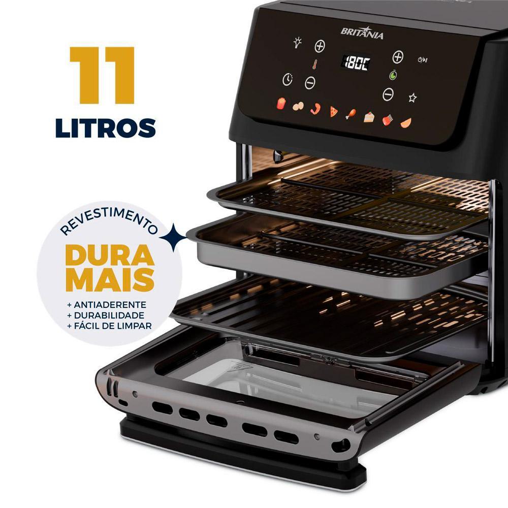 Fritadeira Air Fryer Oven 11L BAF11A Britânia Preta 127V · foto 2