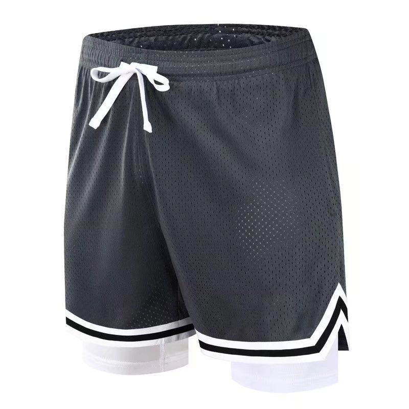 Shorts transfronteiriços masculinos verão solto calças de cinco pontos treinamento esportivo shorts de basquete colete m
