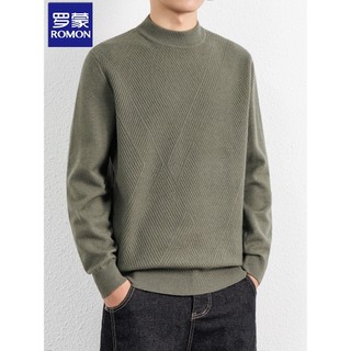 Lomon Dad Outono Inverno Roupas Forro de Lã Suéter Engrossado Homens de Meia-Idade Camisa de Fundo de Malha Quente Médio