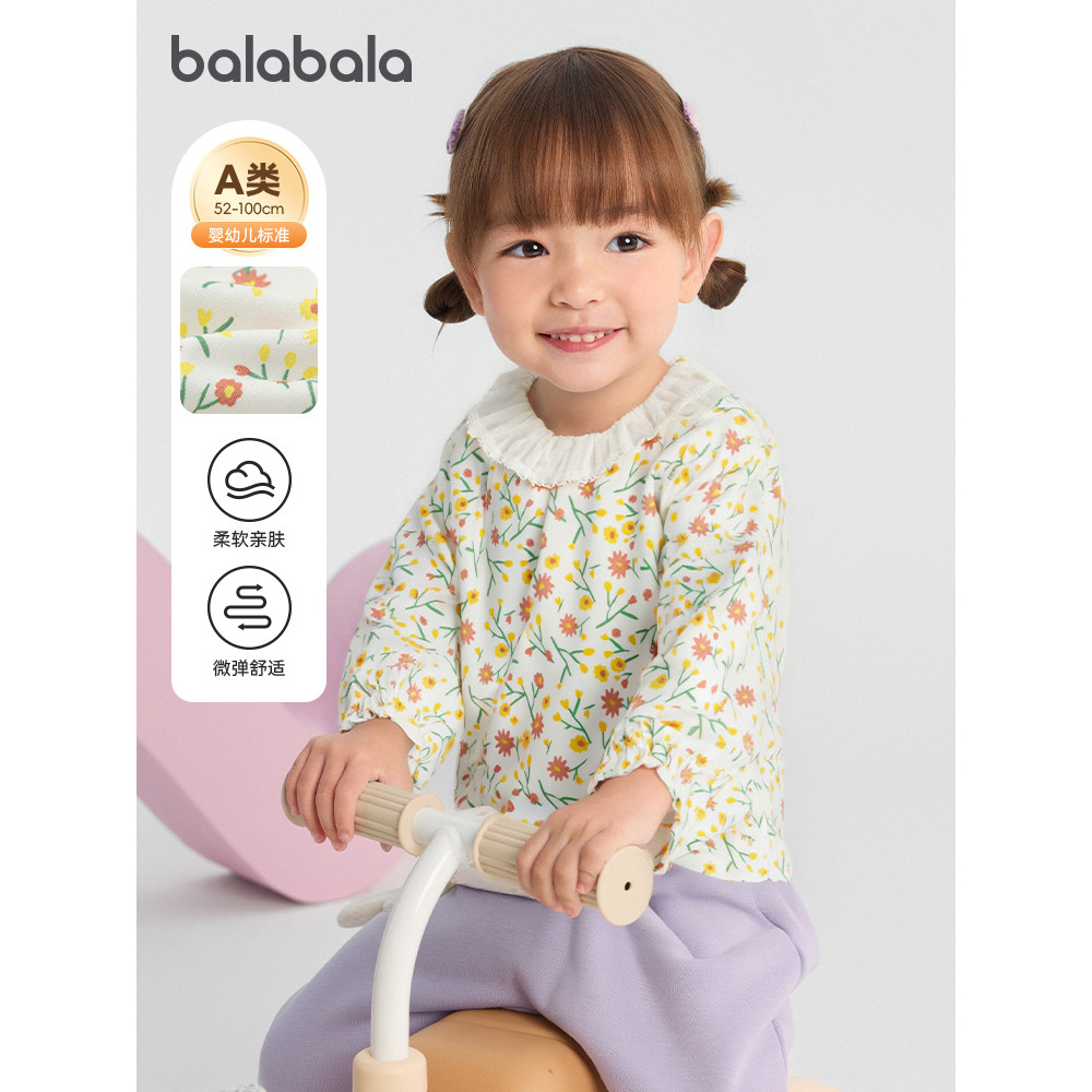 Barbara bebê camiseta de manga comprida meninas estilo ocidental camisa de fundo infantil topo primavera outono estilo r