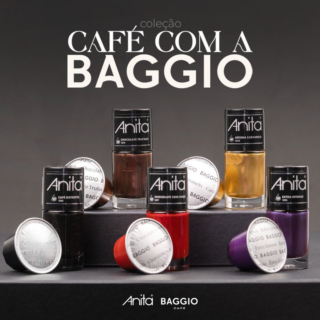 Coleção Esmaltes Anita - Café com a Baggio